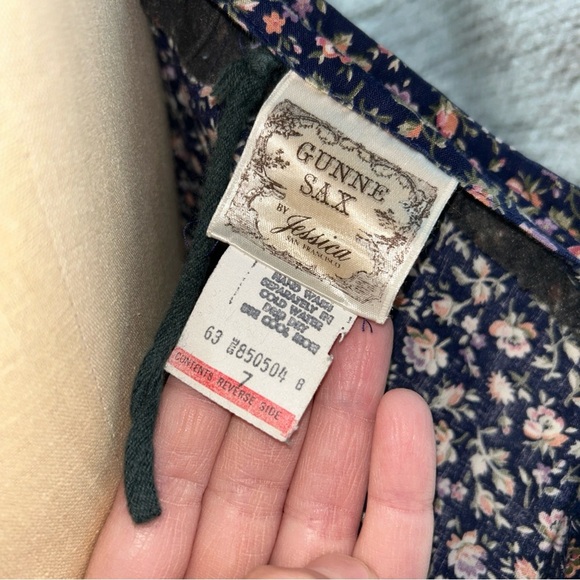 Gunne Sax by Jessica San Francisco 1970s Peplum Sundress Size 7 Fits like a 3 - Picture 8 of 16